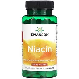 Ніацин Swanson Niacin 100 мг 250 таблеток