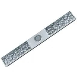 Світлодіодний світильник-нічник 9w алюмінієвий з датчиком руху 60см., 66led, 220v