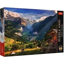 Пазл Trefl Фото Одіссея: Долина Лаутербруннен Швейцарія 1000 ел. (10821)