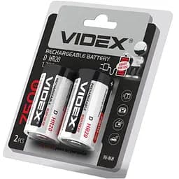 Аккумулятор Videx HR20 D 7500mAh double blister 2 шт. (HR20/7500/2DB)