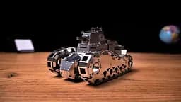 Колекційна модель Metal Time Nimble Fighter MT010 Grey - мініатюра 4