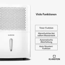 Осушувач повітря Klarstein DryFy 10л (10046366) - мініатюра 4