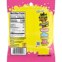 Жувальні цукерки Sour Patch Kids лимонад 102 г - мініатюра 2