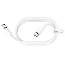 Кабель Hoco X51 High-power 100W charging data cable Type-C to Type-C ( L-2M ) White - мініатюра 2