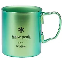 Термокружка Snow Peak MG-053GR-US Ti-Double Colored Mug 0.45 л Green