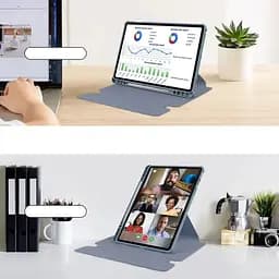 Чохол BeCover 360° Rotatable для Samsung Galaxy Tab S9 Plus SM-X810/SM-X816 /S9 FE Plus (710403) - мініатюра 2