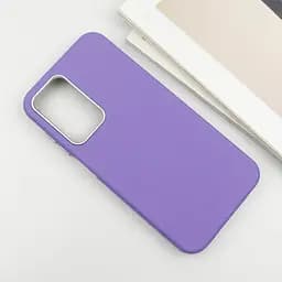 Шкіряний чохол Leather Case Metal Buttons для Samsung Galaxy A15 4G/5G / M15 5G Light Purple - мініатюра 3