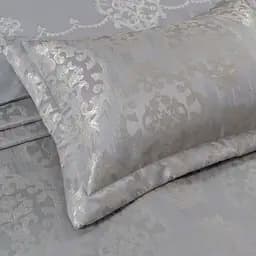 Набір постільної білизни з вишивкою та жакардовим покривалом Dantela Vita - Nilda євро - мініатюра 5