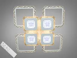 Люстра стельова світлодіодна з пультом 3D акрил Diasha MX2805/4+4WH