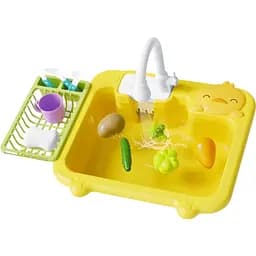 Ігрова кухня Limo Toy WD-801A з мийкою та водою, 16 предметів, на батарейках, бірюзова