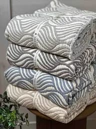 Плед двосторонній мусліновий євро L&M Home Textiles 20290 200х220 см сірий - мініатюра 3