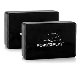 Блоки для йоги PowerPlay 4006 Yoga Brick EVA 2 шт Черные (PP_4006_Black_2in)