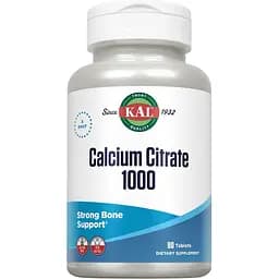 Кальций KAL Calcium Citrate 1000 мг 90 таблеток