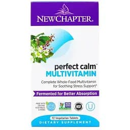 Мультивітаміни New Chapter Perfect Calm заспокійливі 72 таблетки