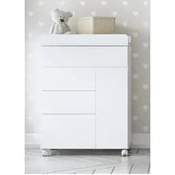 Пеленальный комод Trama Cool Matt White, белый (8312645)