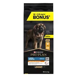 Сухий корм для дорослих собак великих порід Purina Pro Plan Large Robust Adult з куркою 14 кг + 2.5 кг (12375799) 