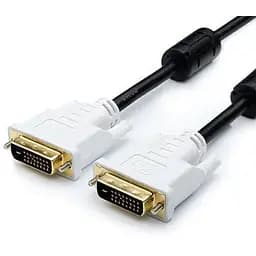Кабель Atcom Dvi Dvi 2 феррита длина 5 м черный
