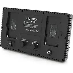 Прожектор Прожектор Voltronic RGB YT37277 600LED для фото та відео 210x125 мм Box - мініатюра 2
