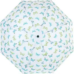 Женский складной зонтик механический Art Rain 99 см белый