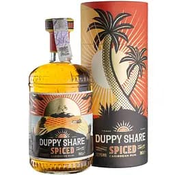 Ром The Duppy Share Caribbean Golden Rum 40% 0.7 л у тубусі