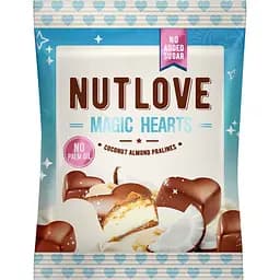 Цукерки Allnutrition Nut Love Magic Hearts Coconut Almond Pralines 100 г