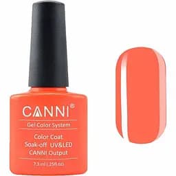 Гель-лак Canni Color Coat Soak-off UV&LED 142 ярко-оранжевый 7.3 мл