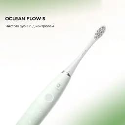 Розумна зубна електрощітка Oclean Flow S Electric Toothbrush Green (6970810557336) - мініатюра 8