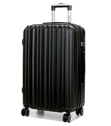 Валіза полікарбонат середній (M) Airtex 623 70л 66x42x26см Чорний (Black)