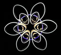 LED люстра світильник з пультом і підсвічуванням Splendid-Ray 30-3979-69 - мініатюра 6
