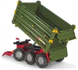 Причіп на 6 колесах Rolly Toys rollyMulti Trailer, зелений (125012) - мініатюра 2