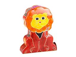 Копилка Sri Ram Export Лев, 13х17 см, оранжевый (872-010)