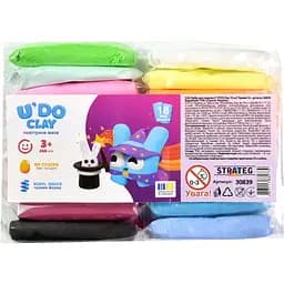 Набір для творчості Strateg U'DO Clay 108 г (6 г x 18 шт.) (30839)