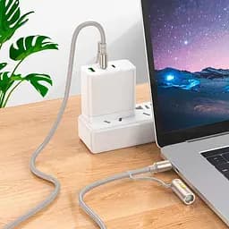 Кабель Hoco All-in-one charging data Cable USB / C to C / cigarette lighter U138 1.2 м PD60W 3A - мініатюра 2