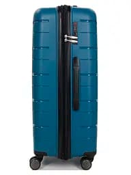 Валіза велика L поліпропілен Worldline Airtex 282 109л 74×47×30см Синій - мініатюра 5