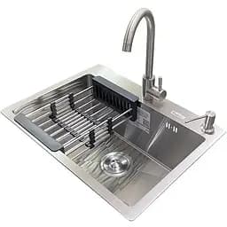 Комплект мийка + змішувач Romzha Arta U-550S (A)