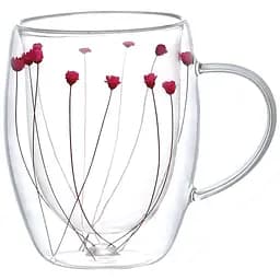 Набір чашок Vittora Магія бутонів з подвійним дном 2 шт. 320 мл (147377)