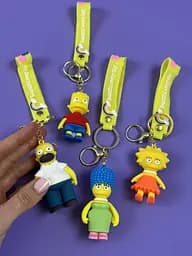 Брелок гумовий Simpsons "Сімсони" 1408, фігурка 6 см, загальна довжина 22 см