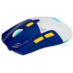 Комп'ютерна миша Marvo M803W WB RGB підсвічування 7 кнопок USB 2.4G бездротова ігрова синій/білий