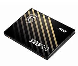SSD накопичувач 960GB MSI Spatium S270 2.5 SATAIII 3D TLC (S78-440P130-P83) - мініатюра 2