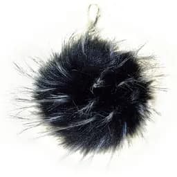 Брелок Yes з пушком Pretty, 9 см, чорний (558110)