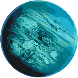 Картина по номерам Brushme Уран (Размер M) 30x30 см