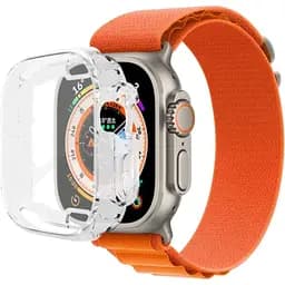 Чехол-накладка DK для Apple Watch Ultra 49mm (Series 1 / 2) Silicone Face Case (clear)