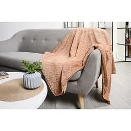 Плед Soho Wheatear plush, 220х200 см, бежевий (1216К) - мініатюра 4