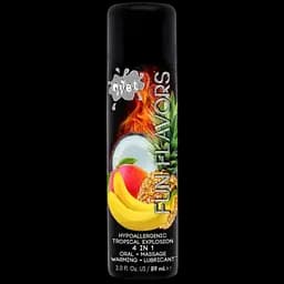 Розігріваючий лубрикант Wet Fun Flavors Tropical Fruit Explosion (мультифрукт) 89 мл