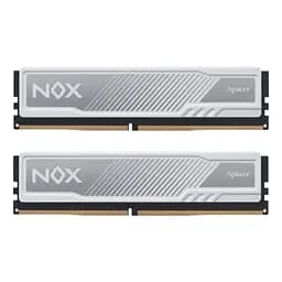 Модуль памяти DDR5 2x16 ГБ/5200 Apacer NOX White (AH5U32G52C522MWAA-2)