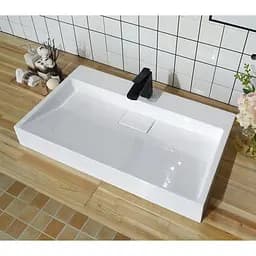 Умивальник Rea Goya 60x37 білий (REA-U8901) - мініатюра 4