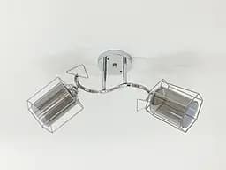 Потолочная люстра на 2 плафона 91179B/2 хром