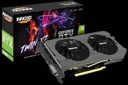 Видеокарта GeForce RTX 3050 8GB Inno3D Twin X2 (N30502-08D6-1711VA41)