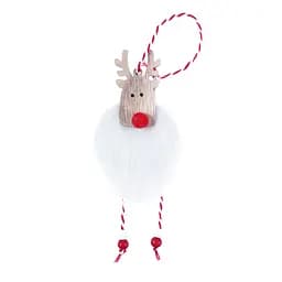 Прикраса для ялинки Offtop Новорічний герой, білий (855072)