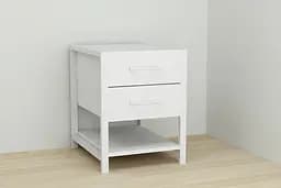 Тумба універсальна Ferrum-decor Вів'єн 2/1 50x41x40 білий ДСП Білий 16мм (FRD-104176) - мініатюра 3